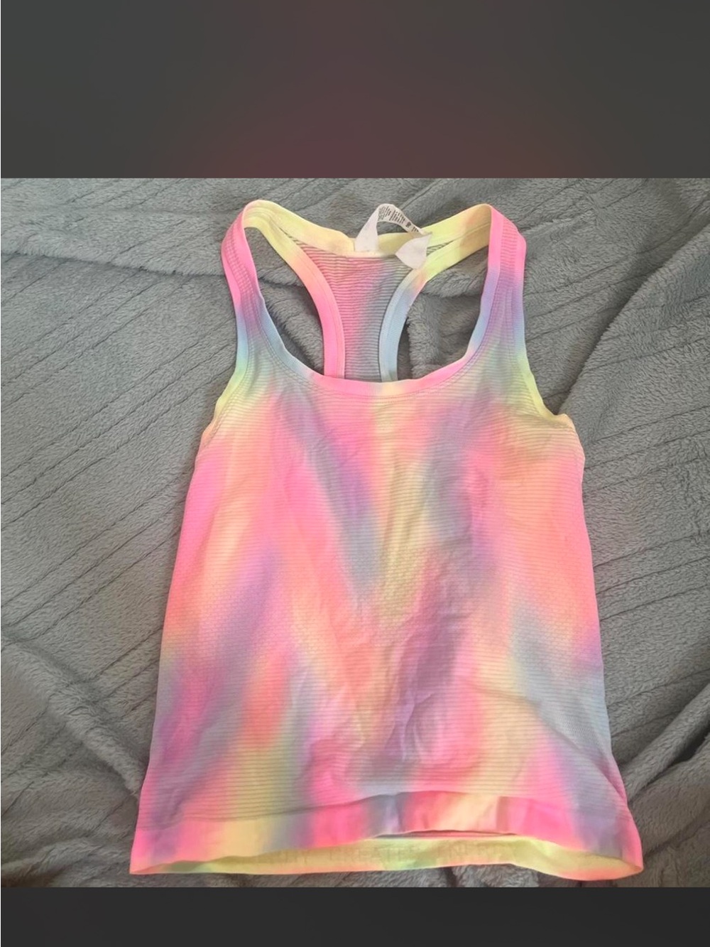 Women’s Pastel Tie-Dye Racerback Tank Top